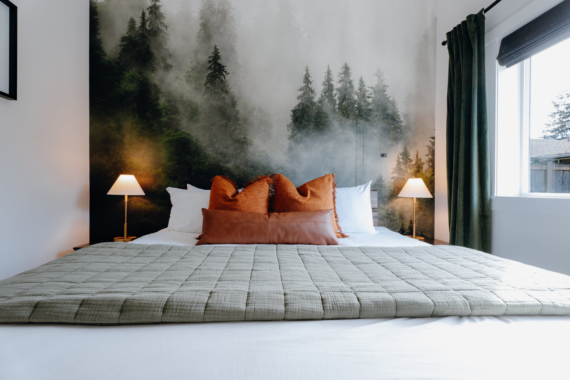 Timber bedroom